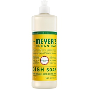 MRS. MEYER’S CLEAN DAY Liquid Dish Soap, Geranium, 16 Fl. Oz(Honeysuckle)