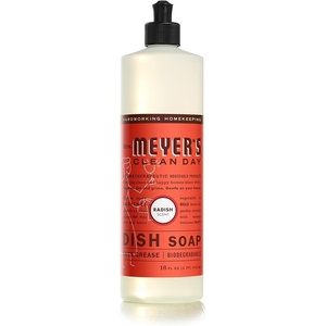 MRS. MEYER’S CLEAN DAY Liquid Dish Soap, Radish, 16 fl. oz(16 Fl Oz (Pack of 1))