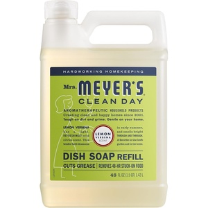 MRS. MEYER’S CLEAN DAY Liquid Dish Soap Refill, Honeysuckle, 48 fl. oz(Lemon Verbena)