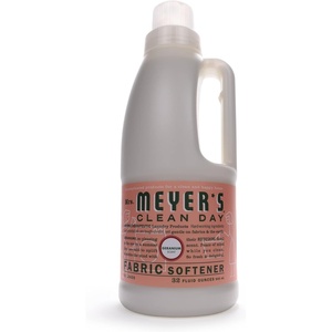 MRS. MEYER’S CLEAN DAY Liquid Fabric Softener, Infused with Essential Oils, Paraben Free, Geranium, 32 oz (32 Loads).(Geranium)