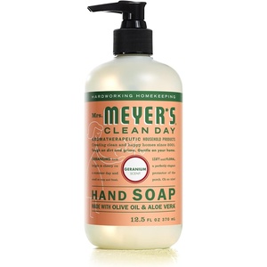 MRS. MEYER’S CLEAN DAY Liquid Hand Soap, Geranium, 12.5 fl oz