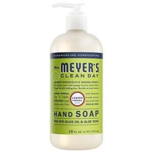MRS. MEYER’S CLEAN DAY Liquid Hand Soap, Lavender, 12.5 fl oz, 3 Pack(Lemon Verbena)