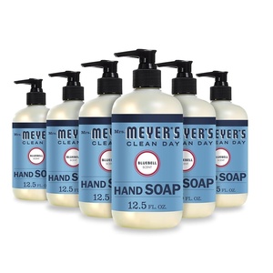 MRS. MEYER’S CLEAN DAY Liquid Hand Soap, Lavender, 12.5 fl oz, 6 Pack(Bluebell)