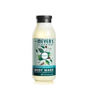 MRS. MEYER’S CLEAN DAY Moisturizing Body Wash for Women and Men, Shower Gel Formula Made with Essential Oils, Birchwood, 16 oz – Pack of 3(Birchwood)
