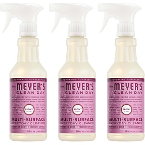 MRS. MEYER’S CLEAN DAY Multi-Surface Cleaner, Peony, 16 fl oz, 3 Pack(16 Fl Oz (Pack of 3))