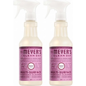 MRS. MEYER’S CLEAN DAY Multi-Surface Cleaner, Peony, 16 fl oz, 3 Pack(16 Fl Oz (Pack of 6))