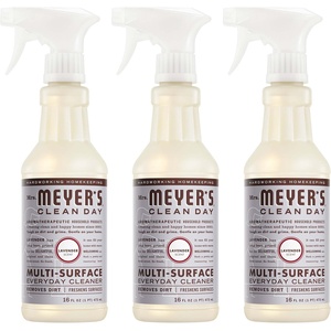 MRS. MEYER’S CLEAN DAY Multi-Surface Concentrate, Basil, 32 fl oz, 2 Pack(Lavender Spray)