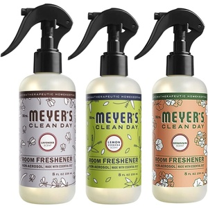 MRS. MEYER’S CLEAN DAY Room Spray, Snowdrop Scent, 8 Fl Oz Bottle – 3 Pack(Lemon Verbena + Geranium + Lavender)