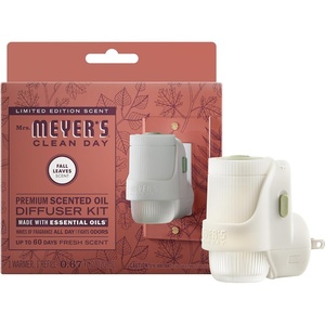 MRS. MEYER’S CLEAN DAY Scented Oil, Lavender, 1 Warmer and Refill(Fall Leaves)