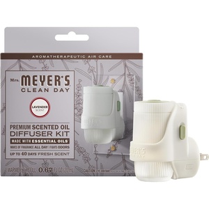 MRS. MEYER’S CLEAN DAY Scented Oil, Lavender, 1 Warmer and Refill(Lavender)