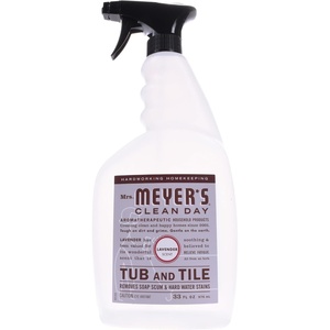MRS. MEYER’S CLEAN DAY Tub and Tile Cleaner, Lavender, 33 Fluid Ounce(33 Fl Oz (Pack of 6))