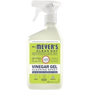 MRS. MEYER’S CLEAN DAY Vinegar Gel Cleaning Spray, Lemon Verbena, 16 fl oz(Unscented)