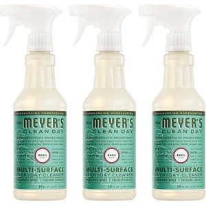 Mrs. Meyer’s Multi-Surface Concentrate Lemon Verbena, 32 OZ (Pack of 2)(Basil Concentrate)
