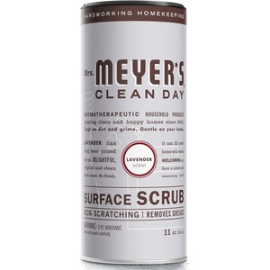 Mrs. Meyer’s Multi-Surface Scrub, Non-Scratch Powder Cleaner, Removes Grime on Kitchen and Bathroom Surfaces, Lemon Verbena, 11 oz(Lavender)